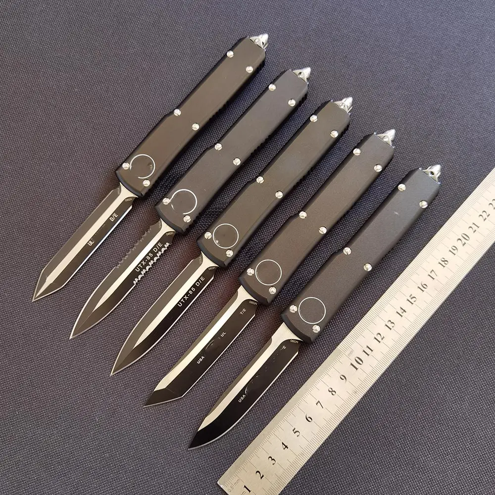 Ztech Mancroz Mt Classic Mico-A5Bk Pocket Knife Utility Cutting Edc Self-Defense Otf Tools