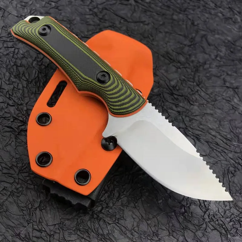 Ztech B.M. 15017 Hidden Canyon Hunter Coltello A Lama Fissa Drop Point G10 Handle & K Guaina Tactical Hunting Outdoor Edc
