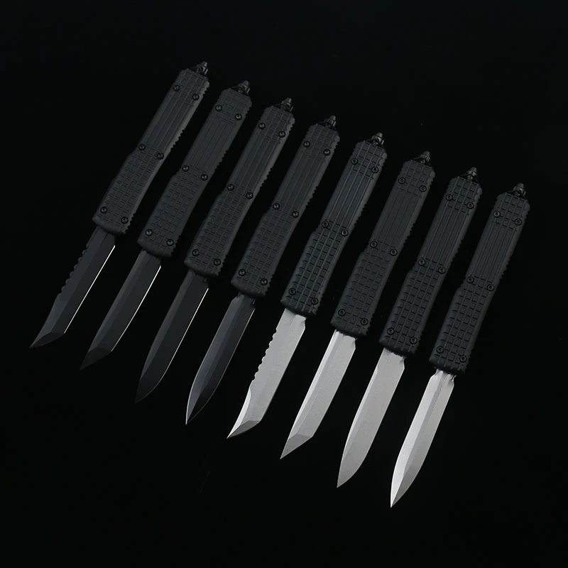 Coltello Ztech Mt Otf Lama D2 6061-T6 Coltelli Da Cucina Multifunzionali Portatili In Alluminio Aeronautico