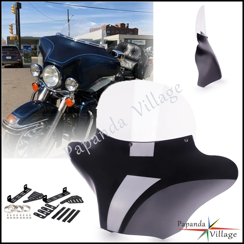 Copertura Parabrezza Faro Anteriore Carenatura Esterna Batwing Per Yamaha Dragstar V-Star 1300 1100 650 950 Xvs Accessori Moto