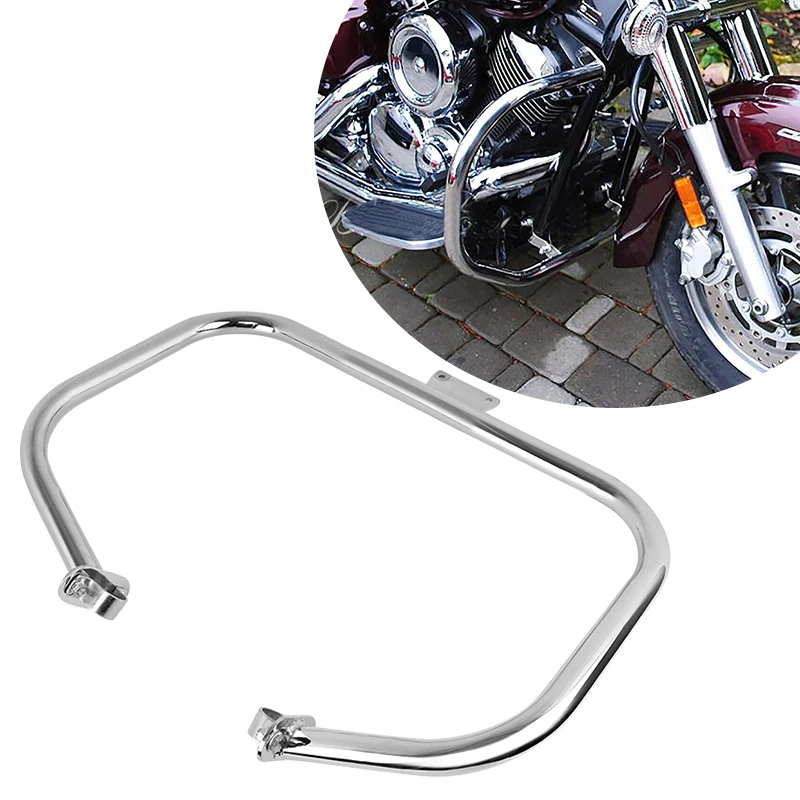 Moto Superiore Inferiore Crash Bar Protezione Motore Protezione Serbatoio Carburante Per Yamaha Dragstar Vstar Xvs 1100 Classic Custom 99-09