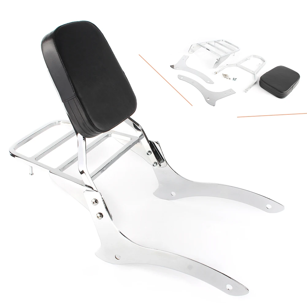 Dragstar 1100 Custom Schienale Sissy Bar Portapacchi Per Yamaha Vstar Xvs 1100 Classic /Dragstar Xvs 1100 Classic 2000-2011