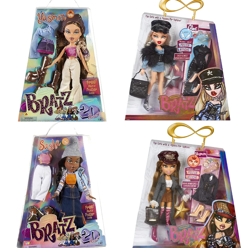 Original Old Bratz Yasmin Doll Surprise Fashion Bjd Doll Toys For Girls Collectible Bratz Babyz Cloe Jade Xp Christmas Toys