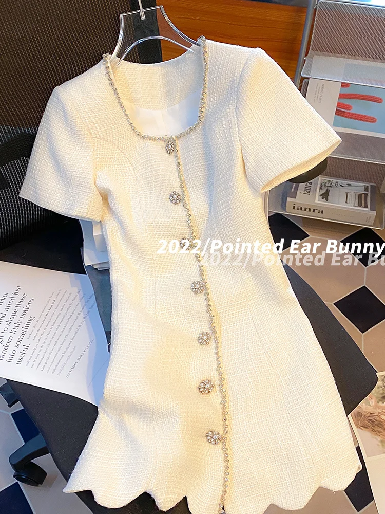 Abito Da Donna Francese Piccolo Profumato Per L'Industria Pesante 2023 Nuovo Autunno E Inverno Di Fascia Alta Slim Fit High End Feel Unique Sweet