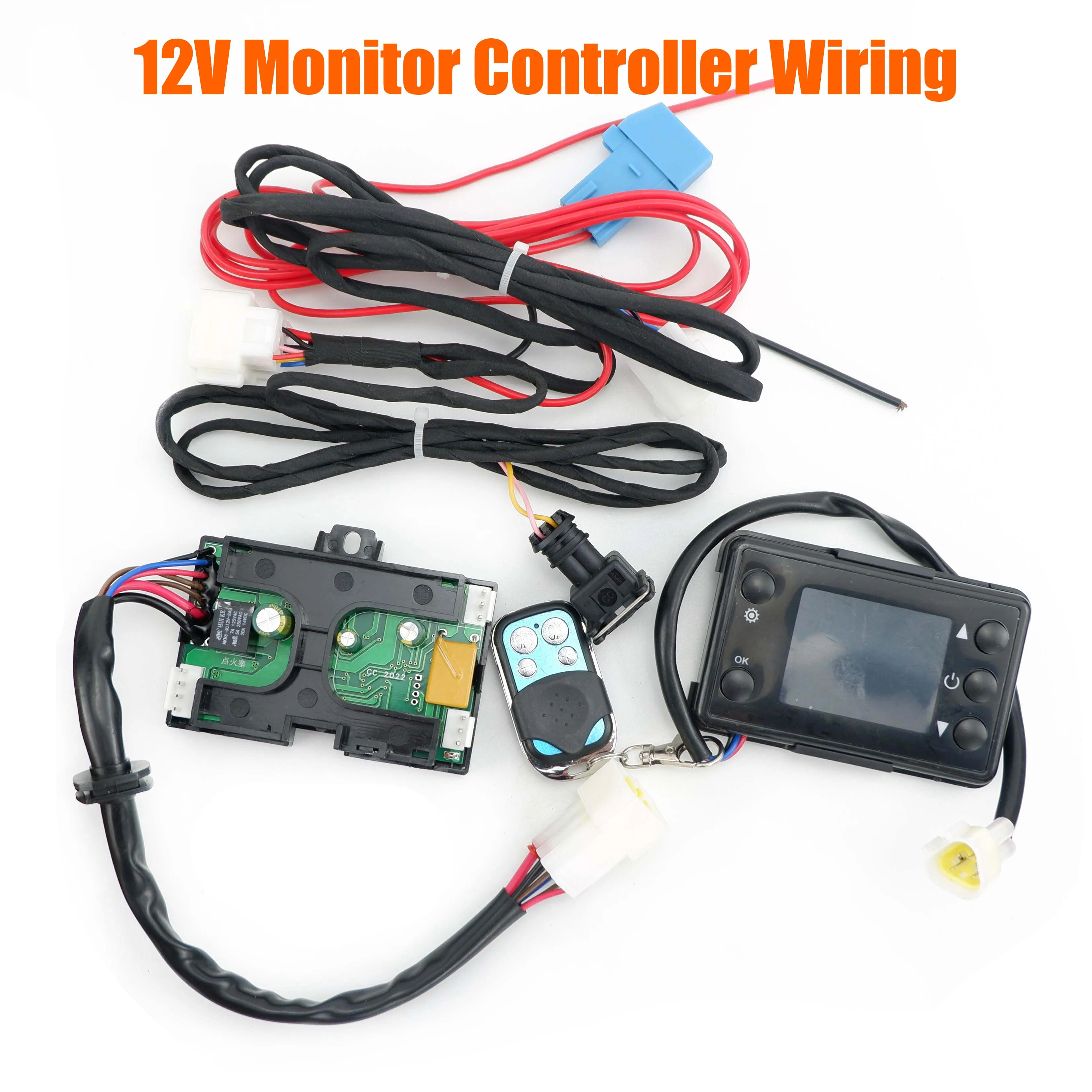12V Air Diesel Heater Lcd Monitor Switch Control Controller Board Scheda Madre Mainboard Remote Per Car Van Camper Plateau Model