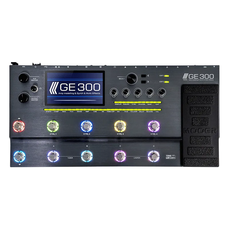 Mooer Ge300/Ge-300 Amp Modellazione Pedali Multieffetto Processore Per Chitarra Effetti Per Chitarra Elettrica Pedale Multi Effetto Per Professionale