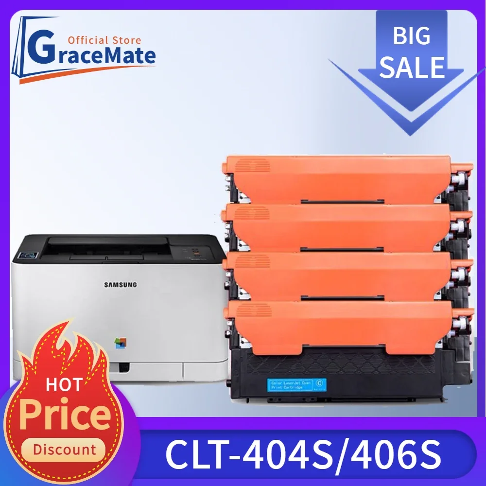 Cltk404S Clt-K404S Clt 404S 404 404 Cartuccia Di Toner Per Samsung Xpress Sl C430 C430W C480 C480W C480Fw C480Fn Sl-C480 Sl-C480Fw