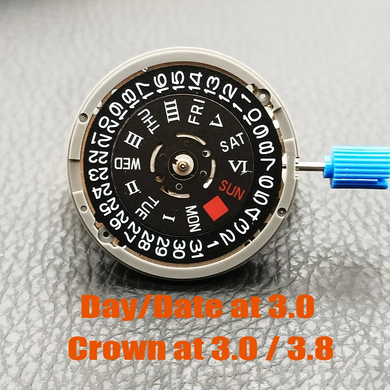 Nh36 Nh36A Japan Movement Black Roman Wheel Crown At 3.0/3.8 Automatic Mechanical Movt Seiko Skx007 Srpd Watch Repair Parts