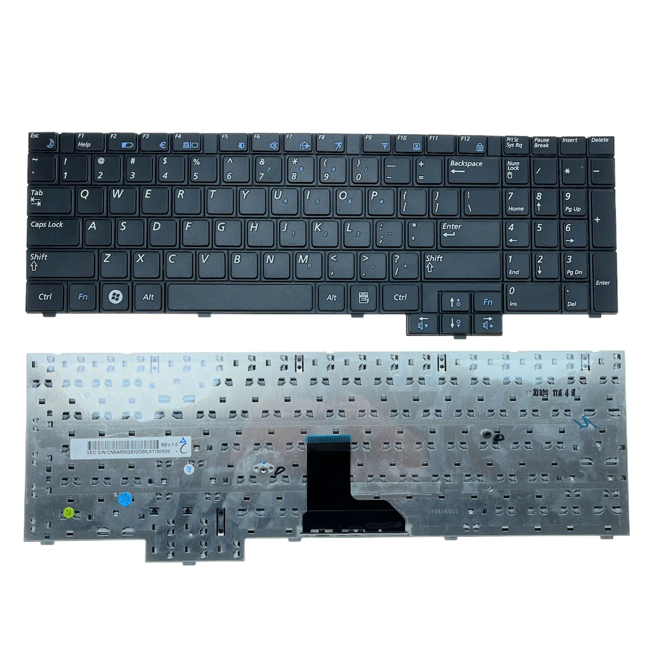 Per Samsung R528 Np-R528 R530 Np-R530 R540 Np-R540 Sostituzione Della Tastiera Del Laptop Us