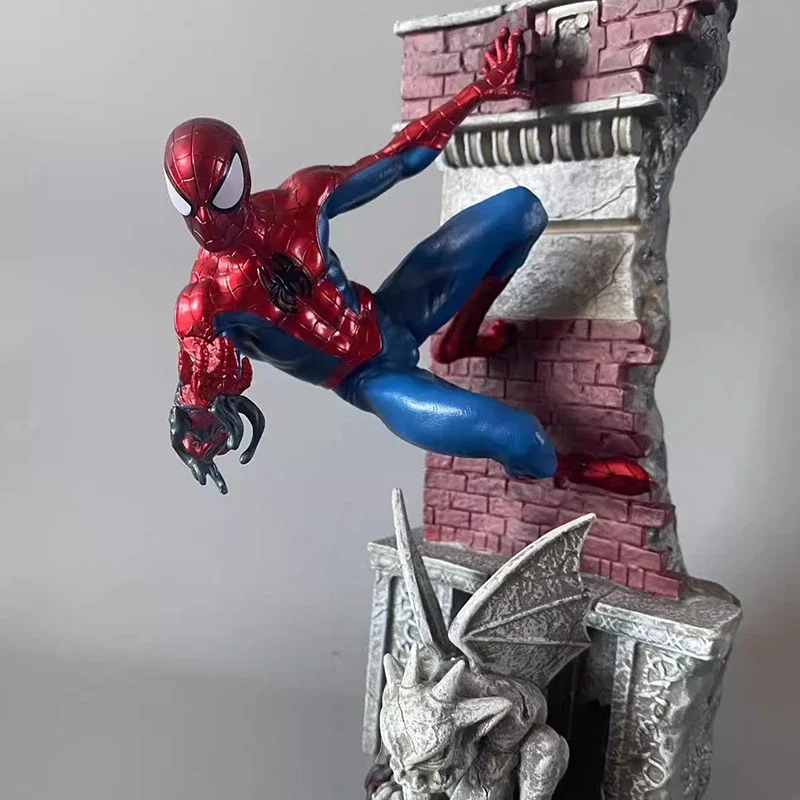Marvel 29Cm Animato Spider-Man Action Figure Hero Expedition Venom Spider-Man Action Figure Model Collection Room Decoration De