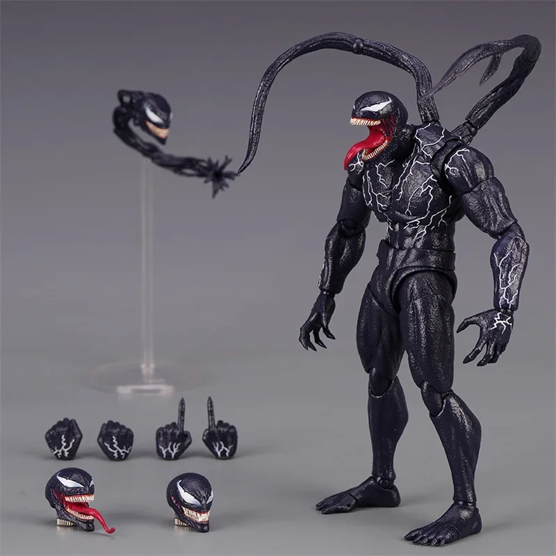 20Cm Anime Marvel Venom Figures Shf Venom Simbiotosi Spider-Man Action Figures Il Macello Inizia Figurine Toys Ornamenten Gifts