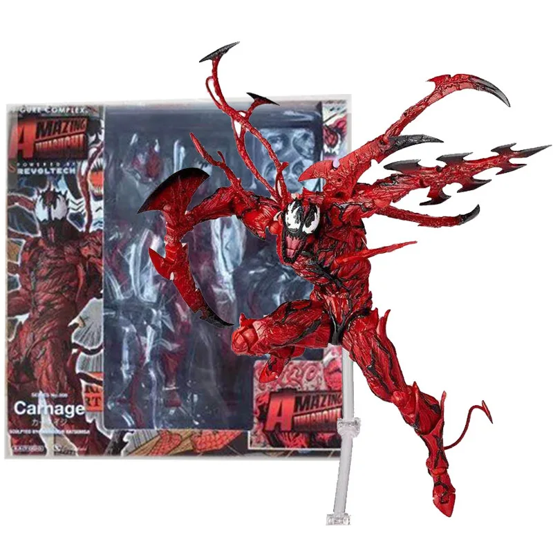 Marvel Carnage Action Figure Anime The Amazing Spider-Man Mobile Collection Model Toys