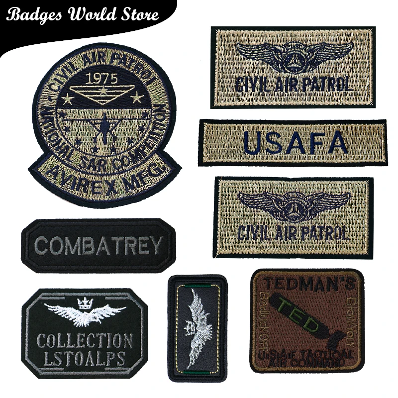 Us Air Force Tattiche Militari Decorative Eagle Bomb Icon Toppe Applique Ricamate Per Ferro Fai Da Te Su Badge Sullo Zaino