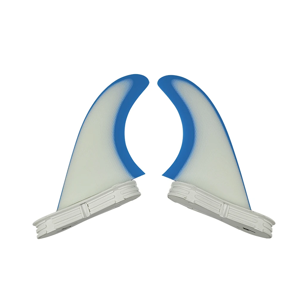 Surfboard Twin Fins Upsurf Fcs 2 Fins White Fiber 2Pcs Surfing Surfboard Accessories Paddle Surf Hinchable Tabla Christmas Gifts