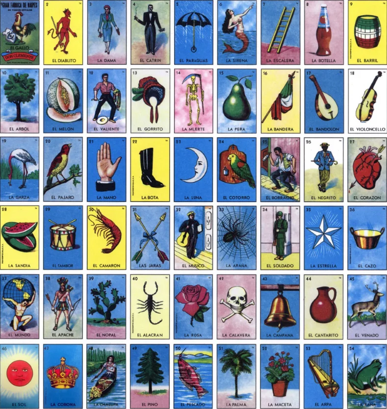 8 X8Ft Classic Logeria Mexicana Mexican Bingo Tabla Pattern Wall Custom Photo Studio Sfondo Vinile 240Cm X 240Cm