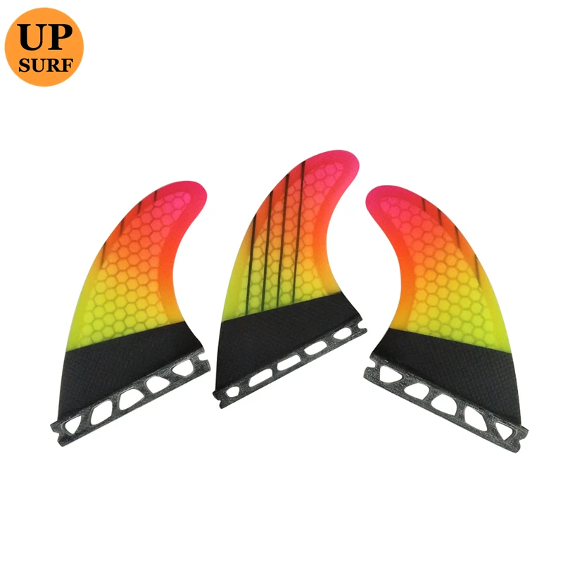 Upsurf Future Fins G5 Medium Per Accessori Per Tavole Da Surf 3 Pz/Set Fibra Di Vetro A Nido D'Ape Surf Fin Quillas Surf M Size Tabla De Surf