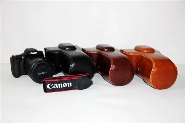 Custodia Per Fotocamera Per Canon 700D 650D 600D 750D 760D Custodia In Pelle Reflex Dslr Di Alta Qualità