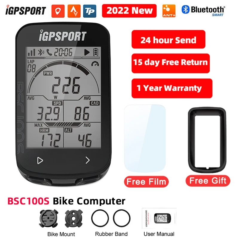 Igpsport Bicicletta Computer Bsc100S Computer Igs Ble Bluetooth Ant Impermeabile Wireless Bike Cronometro Mtb Computer Da Ciclismo Su Strada