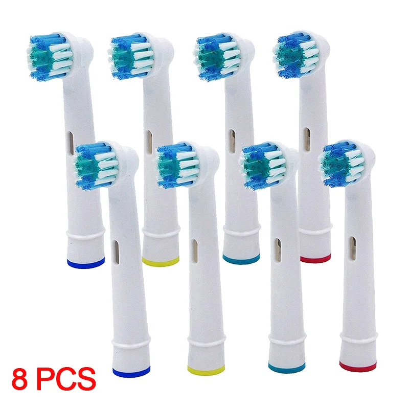 Sostituzione Delle Testine Dello Spazzolino Elettrico Da 8 Pezzi Sb-17 Testine Della Spazzola Per Spazzolino Da Denti Orale B Pulizia Dei Denti Vitali