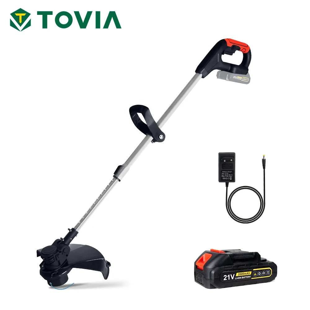 Tagliabordi A Batteria Attrezzi Da Giardino Tosaerba Elettrico 21V Tagliaerba A Batteria Tagliaerba Regolabile Compatibile Batteria Makita 18V