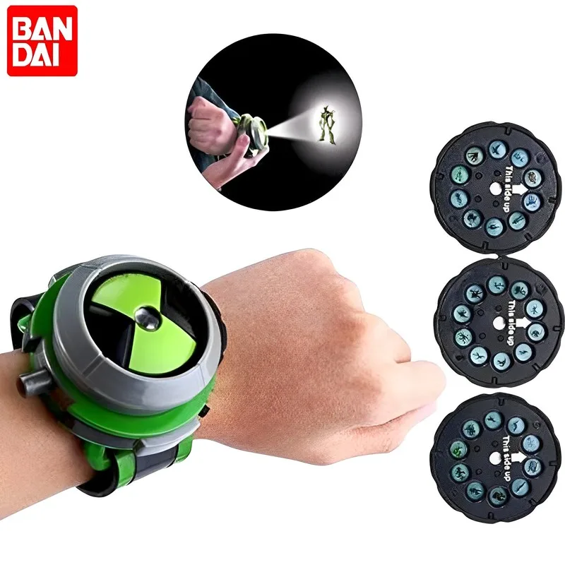 Ben10 Omnitrix Watch Japan Projector Watch Dai Genuine Watches Action Figure Toy Style Model Doll Toy Gift