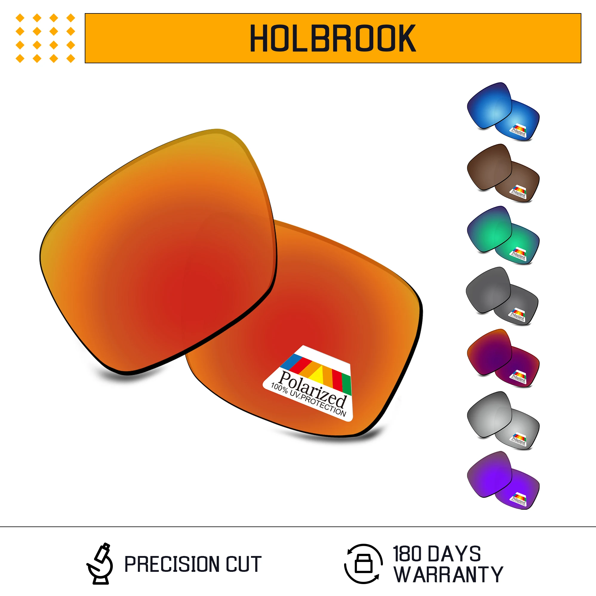 Lenti Di Ricambio Polarizzate Bwake Per-Montatura Per Occhiali Da Sole Oakley Holbrook Oo9102-Opzioni Multiple