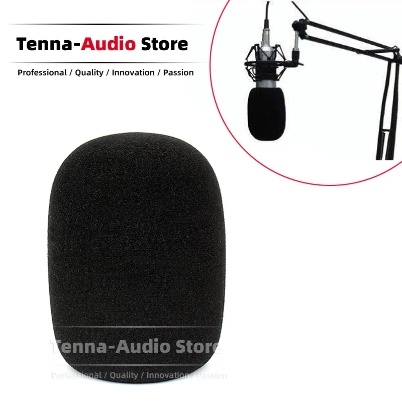 Parabrezza Della Copertura Del Microfono Della Schiuma Del Parabrezza Per Neumann U67 U87 U87Ai U 67 87 89 Ai 89I 87Ai Tlm67 Mic Filtro Antivento Anti