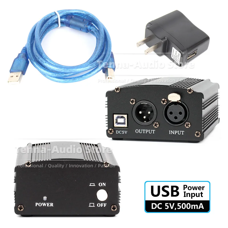 48 V Condensatore Mic Empower Per Neumann M149 M150 M 149 150 D-01 Tlm170 Tlm 170 Microfono Dc 48 V Phantom Alimentazione Ingresso Usb
