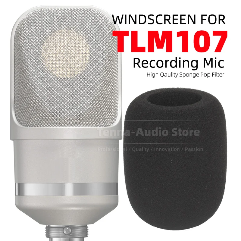 Per Neumann Tlm 107 Tlm107 Microfono Antivento Spugna Schiuma Parabrezza Anti Rumore Filtro Pop Mic Parabrezza Scudo