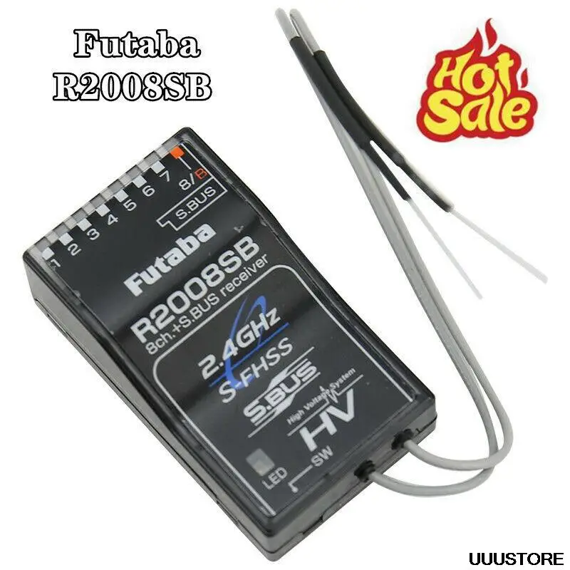 Ricevitore Futaba R2008Sb 2.4Ghz Fhss 8 Canali S-Fhss Per 18Mz 18Sz 3Pl T8J T10J T14Sg T6K Radio Modelli Di Aerei Di Controllo A Distanza