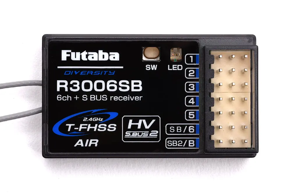 Futaba R3006Sb Ricevitore A 6 Canali T-Fhss (S-Bus) Sbs (Hv) 2.4Ghz Per Trasmettitore Controller Radio T16Sz T18Sz T6L T10J