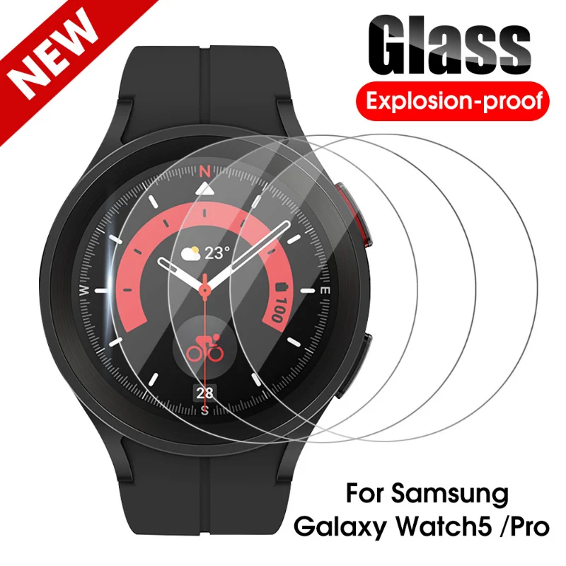 Pellicola Salvaschermo 5 Pezzi Per Samsung Galaxy Watch 5 Pro Smart Watch Protezione In Vetro Temperato Infrangibile 9H Per Galaxy Watch 5 Pro