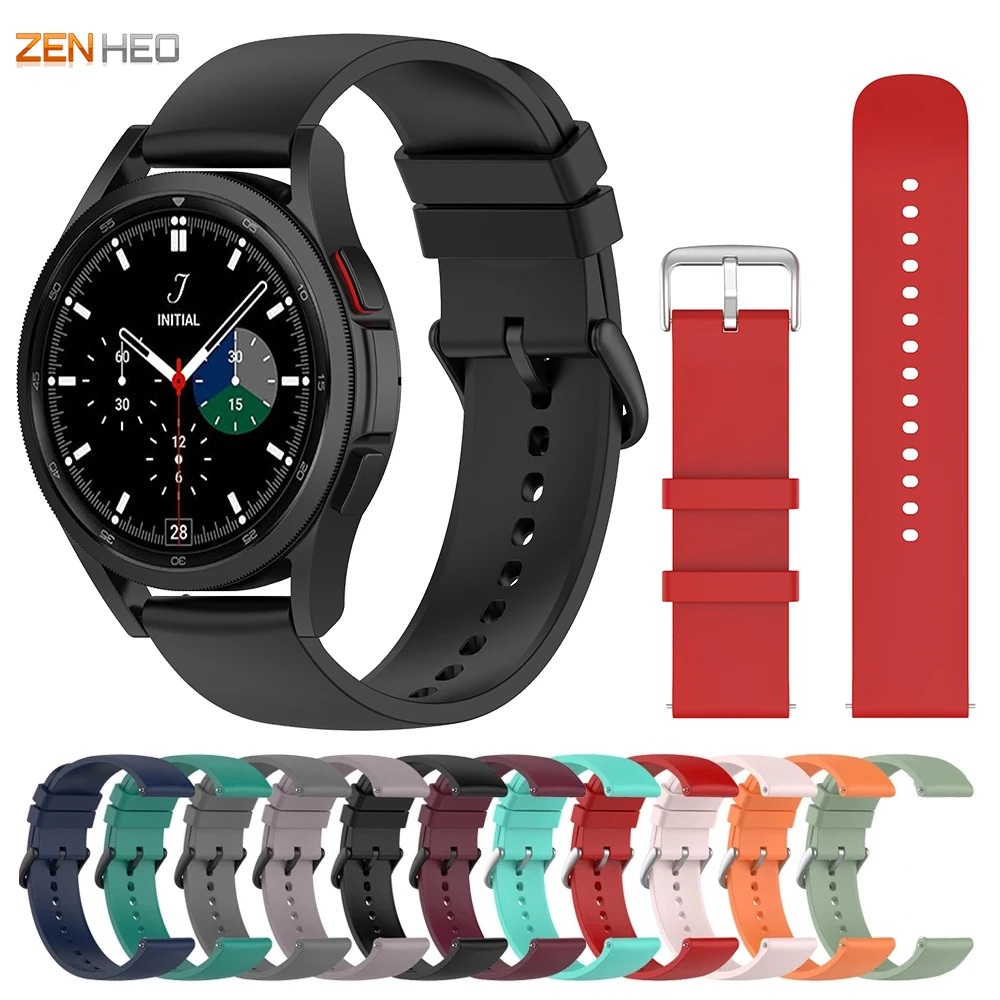 Cinturino In Silicone Per Samsung Galaxy Watch 4 Classic 42Mm 46Mm Smart Watch Band Per Samsung Galaxy Watch 5/4 40Mm 44Mm