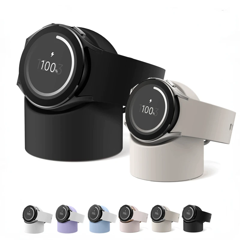 Smart Watch Supporto Di Ricarica In Silicone Personalizzato Per Samsung Galaxy Watch 4/4 Classic Samsung Watch 5/5 Pro Staffa Universale