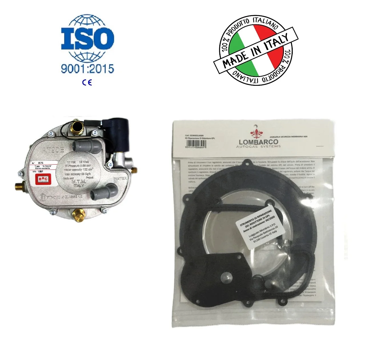 Brc Zavoli At90 Kit Di Riparazione Riduttore Carburatore A 90 (Set Di Riparazione Riduttore)