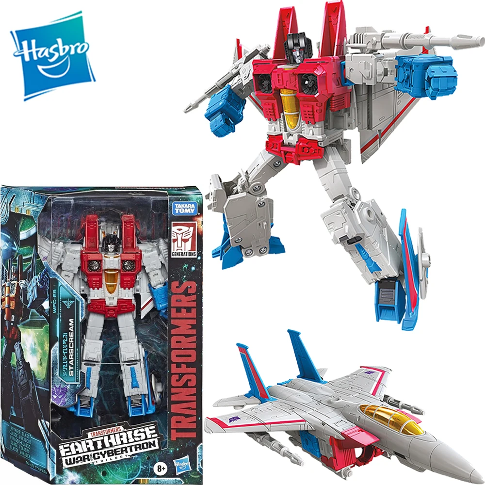 Novità Transformers Generations War For Cybertron Earthrise Voyager Wfc-E9 Starscream Action Figure Collection Model Toys