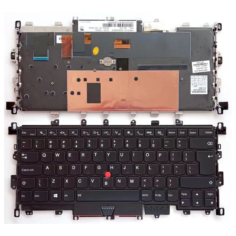 Tastiera Inglese Usa Per Lenovo Ideapad 720S-13 720S-13Ikb 720S-13Arr Pc4Sxb-Ru 13 "Laptop Retroilluminato