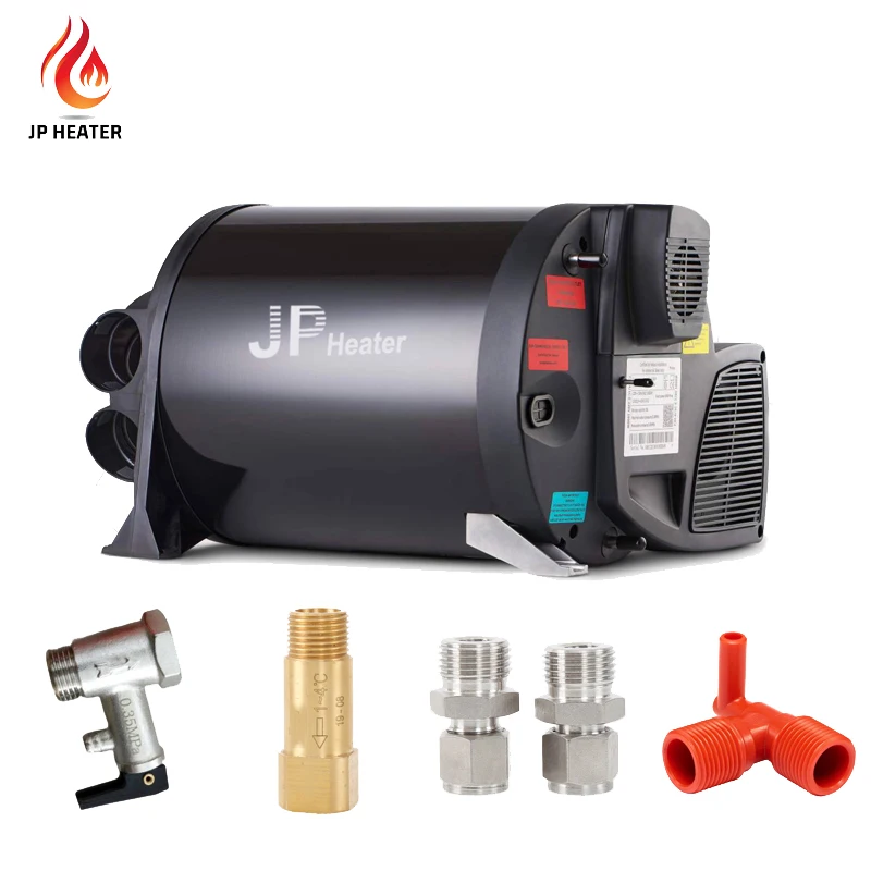 Jp Combi Aria E Acqua 4Kw Diesel O Gpl + 2Kw Modello Silenzioso E Bluetooth Azionano Riscaldatore Elettrico Simile Alla Caldaia Truma D4E