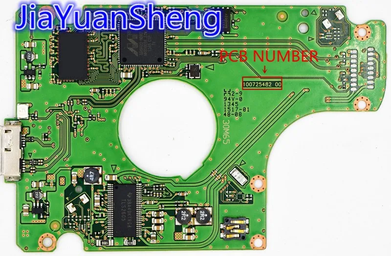 Sa Notebook Hard Disk Circuit Board / 100725482 M8U_Rev07 R00 / St1000Lm025, St500Lm012, St1000Lm024