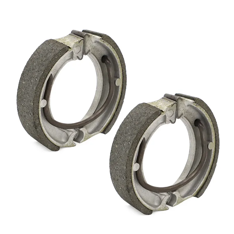 Ganasce Freno Scanalate Ad Acqua Anteriori E Posteriori Adatte Per Yamaha Qt Mj 50 Towny 1979-1993 Qt50 Mj50