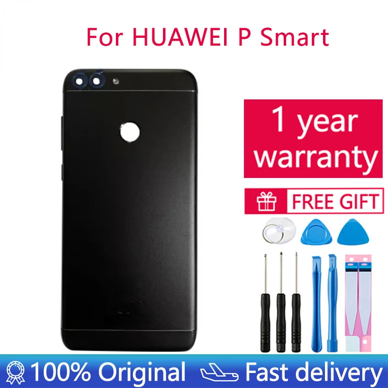 Originale Per Huawei P Smart Back Battery Cover Custodia Posteriore Aggiungi Obiettivo Della Fotocamera Sostituisci Per Huawei Enjoy 7S Smart Battery 