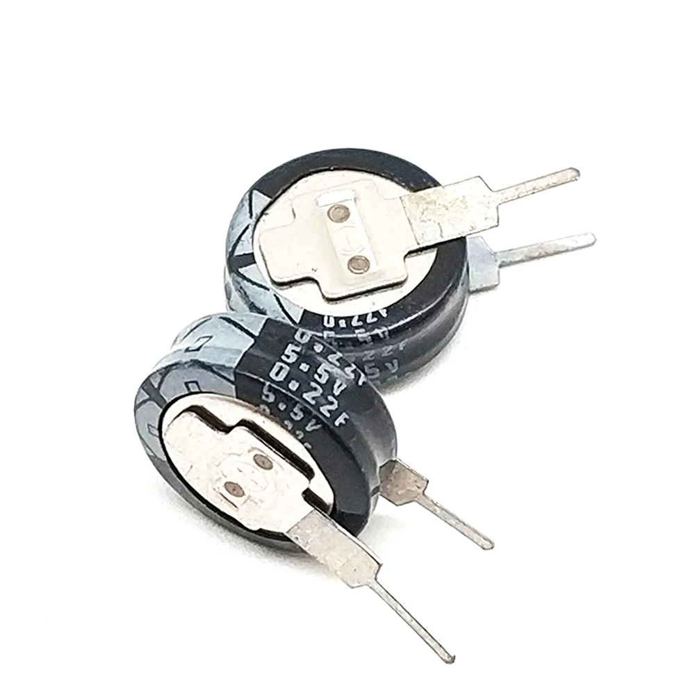 Super Condensatori Serie Dxn 5.5V 0.47F V-Type Dxn-5R5V474U Condensatore Condensatore Supercondensatore