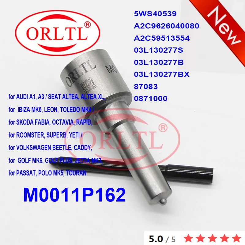 Diesel Ugello Di Iniezione Di M0011P162 Per 03L130277S 03L130277B 03L130277Bx 87083 0871000 5Ws40539 A2C9626040080 A2C59513554