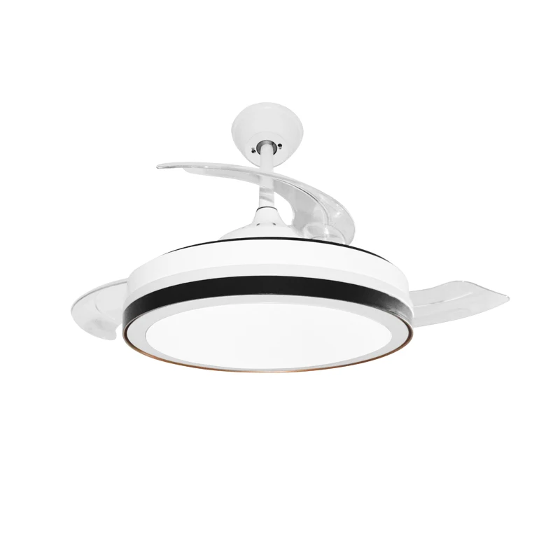 Ventilatori Da Soffitto Lampadario Con Pale Retrattili Ventilatori Da Soffitto Ali Nascoste Meno Rumore