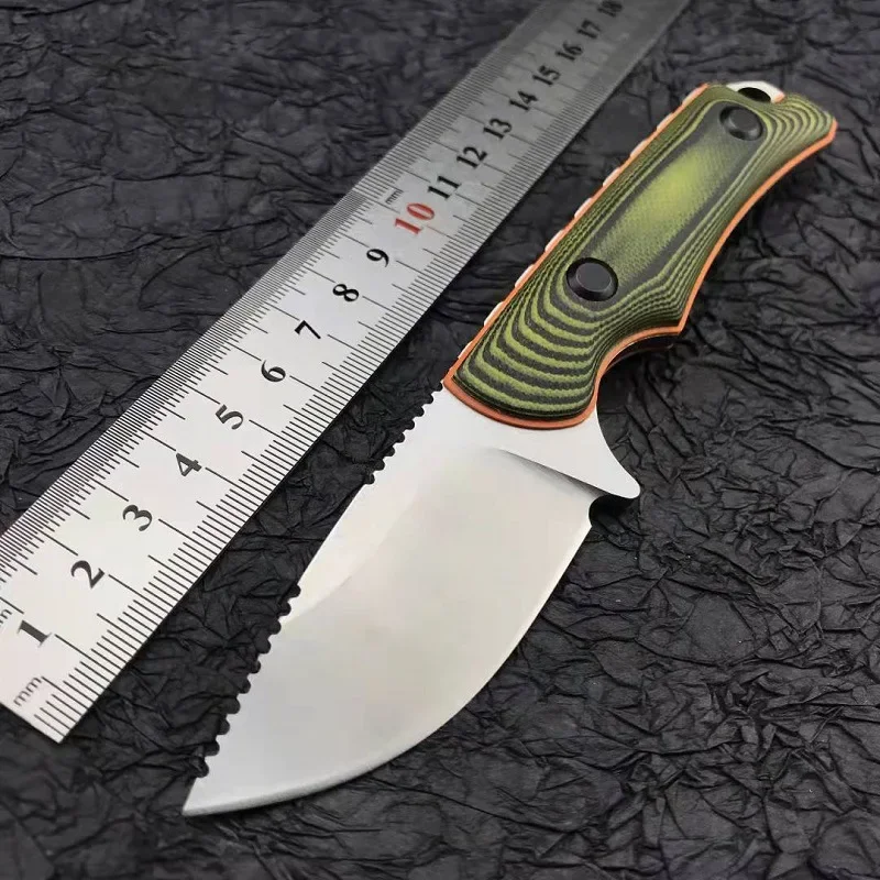 B.M. 15017 Coltello A Lama Fissa Hidden Canyon Hunter Lama A Punta Di Goccia Manico G10 E Coltello Da Caccia Tattico Con Guaina K Edc