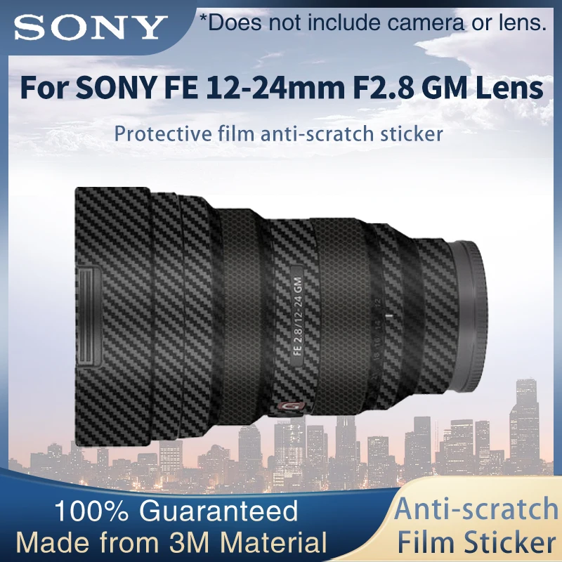 Pellicola Protettiva Per Obiettivo Per Sony Fe 12-24Mm F2.8 Gm Lente Skin Decal Sticker Wrap Film Custodia Protettiva Antigraffio