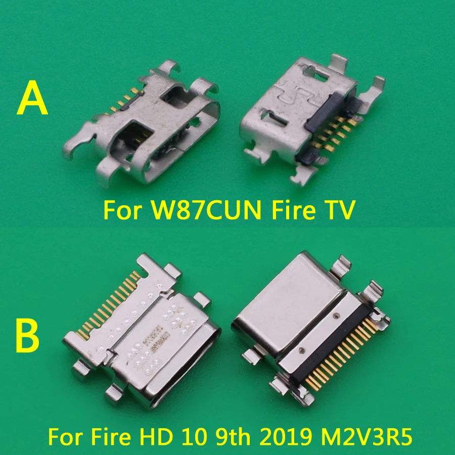 2 Pz Tipo C Caricatore Usb Porta Di Ricarica Spina Connettore Dock Contatto Per Amazon Kindle W87Cun Fire Tv Hd10 Hd 10 9Th 2019 M2V3R5
