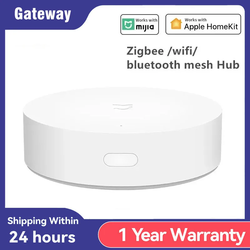 Mijia Smart Multimode Gateway 3 Zigbee Wifi Bluetooth Mesh Hub Smart Home Hub Funziona Con L'App Mi Home Apple Homekit