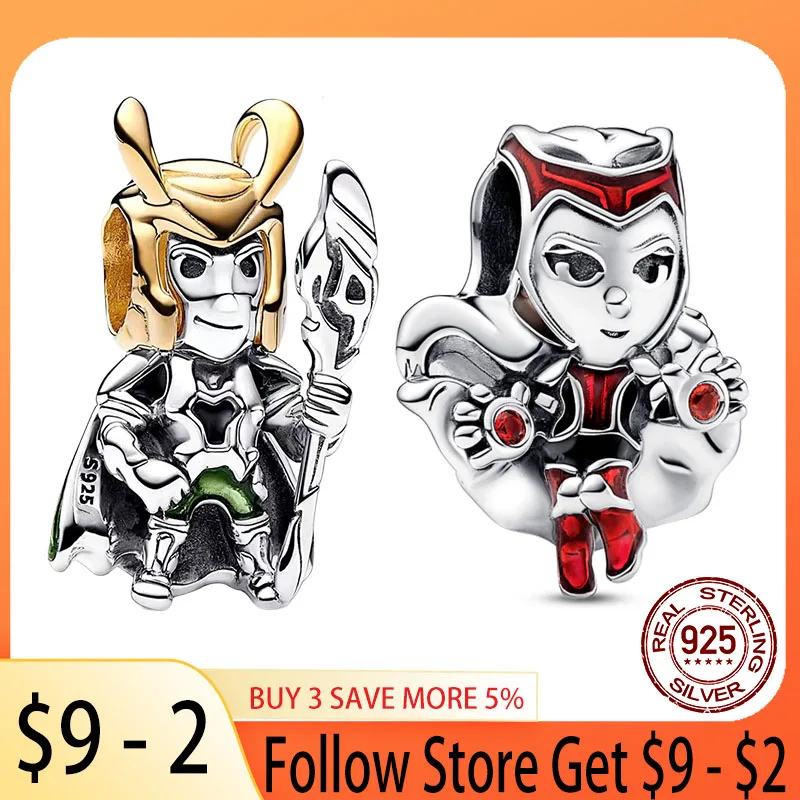 Disney 925 Sterling Silver Charm Marvel Doctor Strange Fits Bracciale Pandora Originale Bracciale Con Perline Nuovo 2023