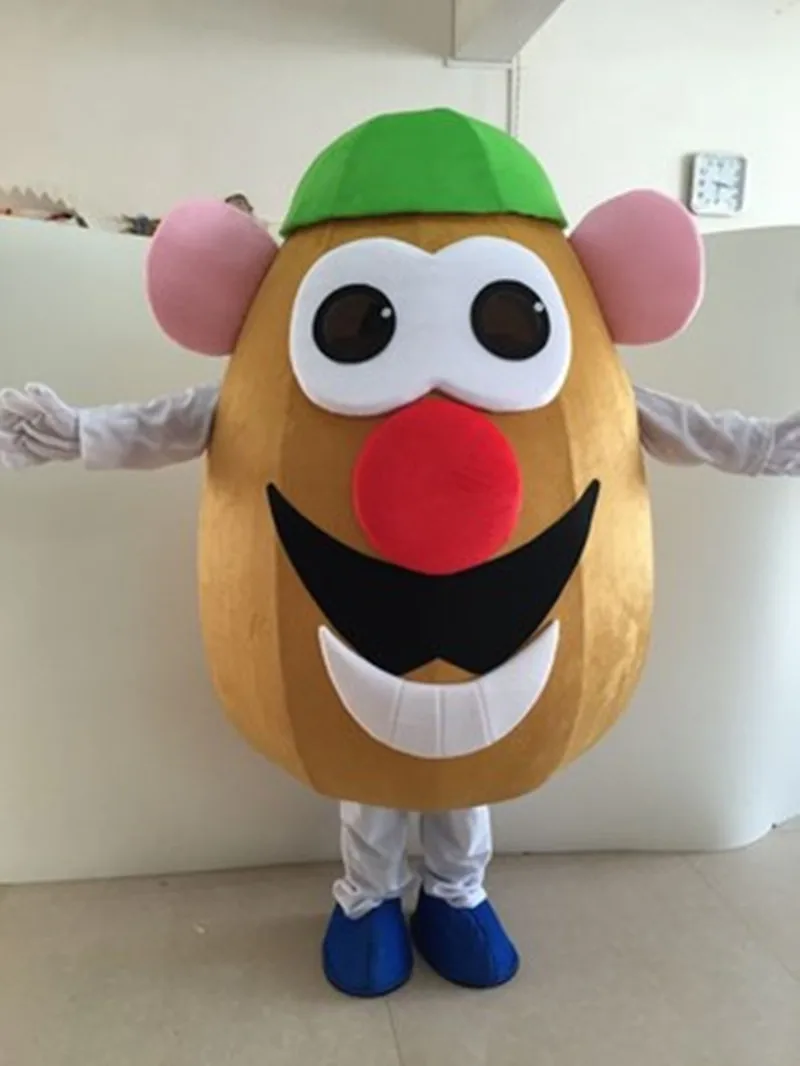 Taglia Adulta Cosplay Mr. Potato Head Personaggio Dei Cartoni Animati Costume Mascotte Advertis Fancy Dress Party Animal Carnival Celebration
